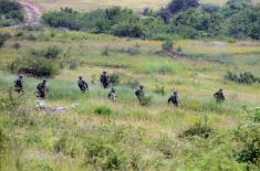 Final Exercise for Cadets Held at Pasuljanske Livade	