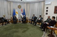Meeting between Minister Vučević and Ambassador of Cyprus