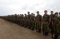 Final Exercise for Cadets Held at Pasuljanske Livade	