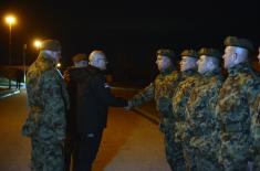 Minister Vučević and General Mojsilović visit Multinational Operations Training Centre at South Base