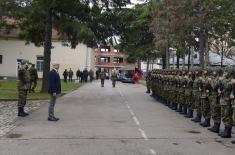 Minister Vučević and General Mojsilović visit 4th Army Brigade