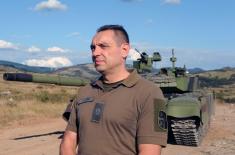 Ministar Vulin: Modernizovani tenk M-84 AS1 pokazao je dobre ideje naših konstruktora