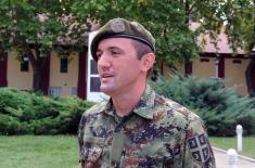 Soldiers take oath of enlistment in the barracks in Valjevo, Sombor and Leskovac