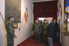 Minister Vučević and General Mojsilović visit 4th Army Brigade