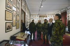 Minister Vučević and General Mojsilović visit 4th Army Brigade