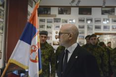 Minister Vučević and General Mojsilović visit 4th Army Brigade