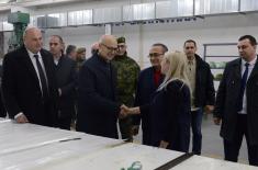 Minister Vučević visits Yumco Vranje