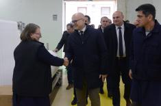 Minister Vučević visits Yumco Vranje