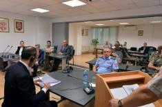 Head of European Union Delegation to Serbia Sem Fabrizi visits Defence University