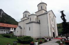 Ministar Vulin at Patron Saint’s Day of Mileševa Monastery