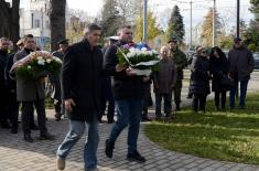 Wreaths Laid to Mark Military Veterans’ Day