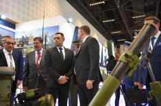 Minister Vulin: Great interest in the products of Serbian defence industry