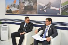 Meeting of Minister Vulin and Minister of Defense and Aerospace Industries of Kazakhstan