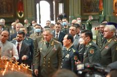 Minister Vulin Laid Flowers at the Monument in the Museum Complex “ Memory Road”  