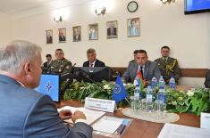 Meeting of Minister Aleksandar Vulin and Secretary General of CSTO Lieutenant General Stanislav Zas