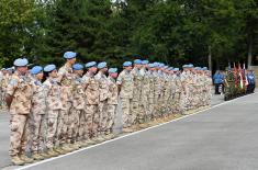 Awarding decorations to members of the contingent engaged in the UN mission in Cyprus