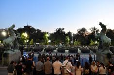 Final rehearsal for the Promotion of the youngest Officers of the Serbian Armed Forces