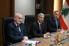 Састанак министра Гашића са министром одбране Либана Менасом