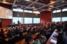 Lecture of Russian Geo-Politician Professor Dugin at the University of Defence