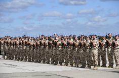 Send-off ceremony for contingent of the Serbian Armed Forces to UN mission in Cyprus