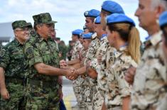 Send-off ceremony for contingent of the Serbian Armed Forces to UN mission in Cyprus