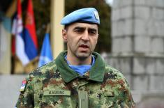 Испраћај пешадијске чете у мировну операцију УН у Либану  