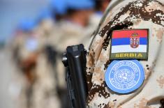 Send-off ceremony for contingent of the Serbian Armed Forces to UN mission in Cyprus