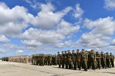 Send-off ceremony for contingent of the Serbian Armed Forces to UN mission in Cyprus