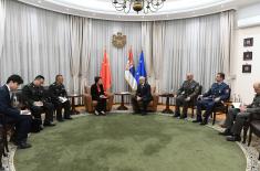 Meeting between Minister Vučević and Ambassador Chen Bo