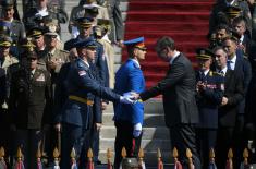 Commissioning ceremony for new officers of Serbian Armed Forces