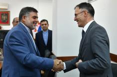 Minister Vulin received Iranian Deputy Defence Minister Kalantari