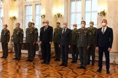 The highest military awards presented to the members of the Chinese medical team