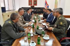 Minister Vulin received Iranian Deputy Defence Minister Kalantari