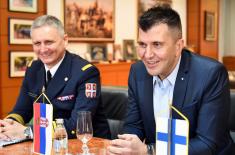 Minister of Defence meets Ambassador of Finland