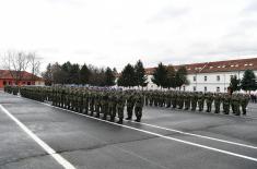 Seeing off the Infantry troops on their way to the UN Peacekeeping Operation in Lebanon