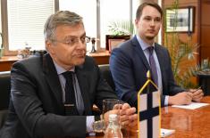 Sastanak ministra odbrane sa ambasadorom Finske