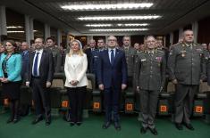 Ceremony to mark Peacekeeping Operations Centre Day and 20th anniversary of Serbian Armed Forces’ participation in multinational operations