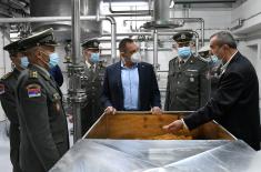 Minister Vulin opens new plant in "Prva iskra" Barič