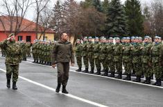 Испраћај пешадијске чете у мировну операцију УН у Либану  