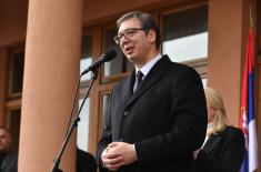 President Vučić: Throughout the History of Serbs on either side of the Drina there has not been a period this long without a single harsh word