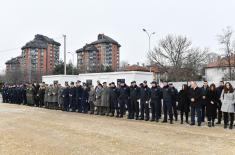 The construction of flats for members of the security forces began in Belgrade