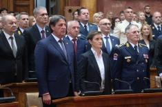 Свечаност поводом завршетка школовања 14. класе ВСБО и официра 68. класе ГШУ