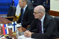 Meeting between State Secretary Živković and Secretary Juusti