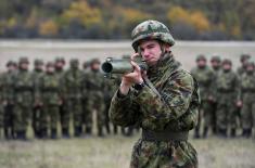 Military Academy Cadets Successfully Executed Firing from Anti-Tank Rocket Launcher M80