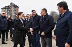 The construction of flats for members of the security forces began in Belgrade