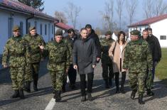 Minister Stefanović inspects works at Loznica’s “Corporal Momčilo Gavrić“ barracks