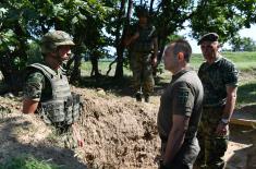 Minister Vulin: The Serbian Armed Forces in Ground Safety Zone are a guarantor of peace, security and stability