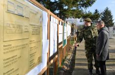 Minister Stefanović inspects works at Loznica’s “Corporal Momčilo Gavrić“ barracks