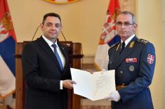 Minister Vulin: The Serbian Armed Forces follows its supreme commander