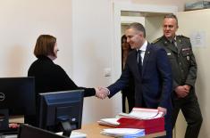 Minister Stefanović visits Accounting Centre